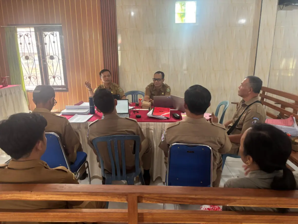 Monev Keuangan Desa dari DPMD Kabupaten Tabanan